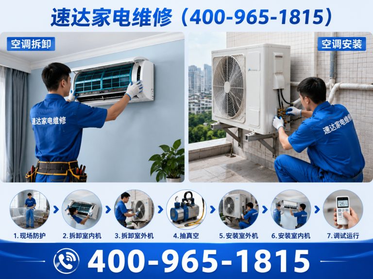 东方中央空调维修展示图